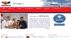 Desktop Screenshot of airociscollege.com